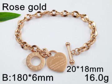 Pulsera rose gold Prov. 4:23