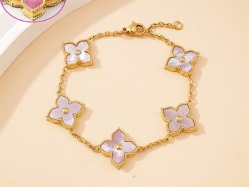 Pulsera V_Cleaf alhambra 1.6cm nácar rosa