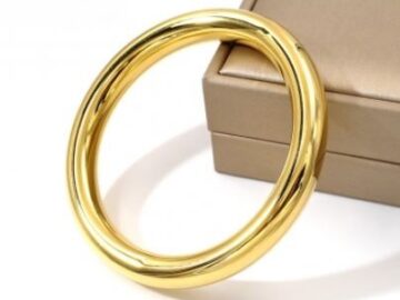Brazalete dorado 6.2cm* 1cm