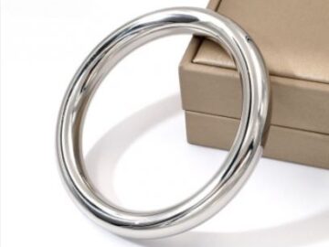 Brazalete plateado 6.2cm* 1cm