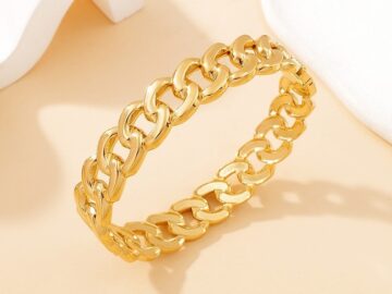 Brazalete dorado 6cm*1.2cm