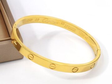Brazalete dorado 6cm*4mm "CRtieR"
