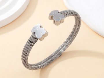Brazalete plateado 6cm*4mm "CRtieR"