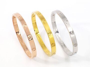 Set 3 brazaletes 3 tonos 6cm*6mm "LOVE" C_rTier