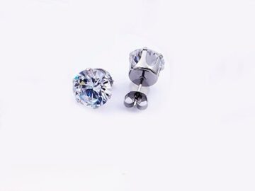 Aretes circonia redonda 8mm