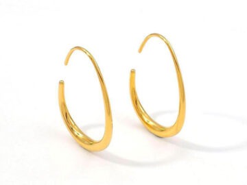 Argollas doradas 2.9cm *2.2mm