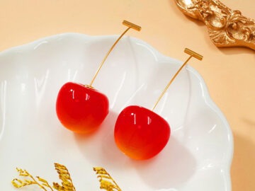 Aretes cereza 1.8cm