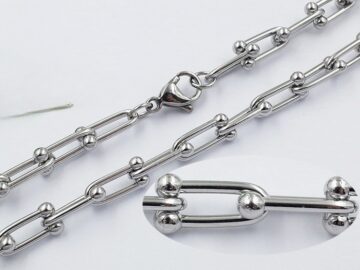 Collar 45cm eslabón 6mm"TiFfaNy"