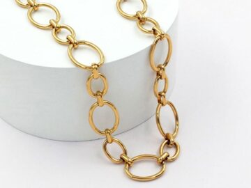 Collar 50cm eslabones ovalados