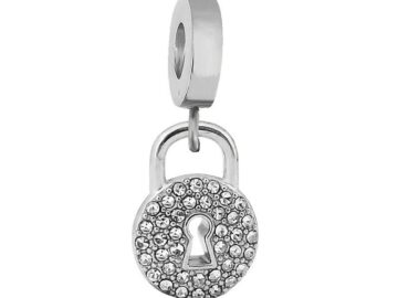Charm candado c/pedrería