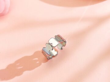 Anillo plateado Ositos T_us