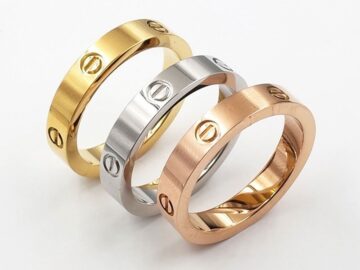 Set argollas 4mm LOVE C_RTieR
