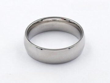 Argolla plateada 6mm