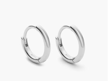 Argollitas plateadas 9mm