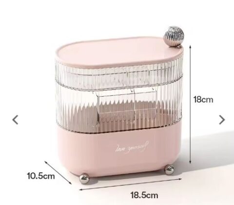 Joyero Mini Pink 3 compartimentos